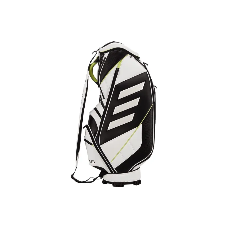 Adidas Artificial Leather Polyurethane Golf Equipment Ball Bag Shoulder Bag Regular Men's Black/White-2
