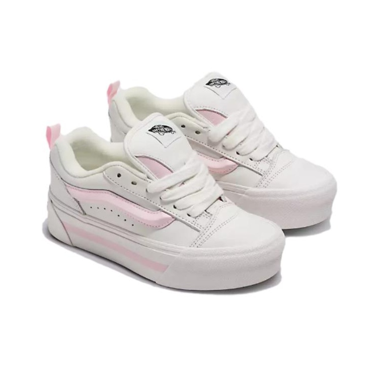 Vans Knu Stack Smarten Up White Pink US M 7 - POIZON