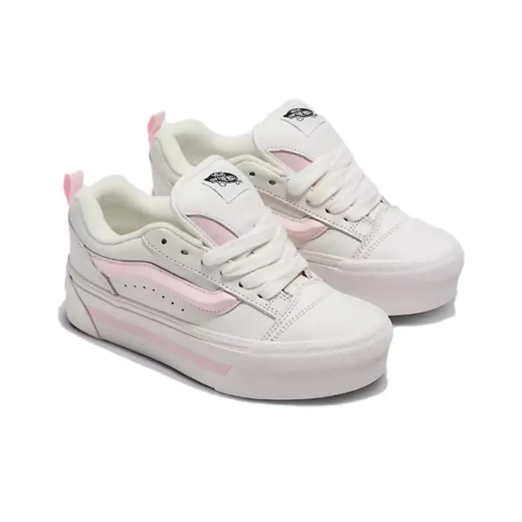 Vans Knu Stack Smarten Up White Pink-1