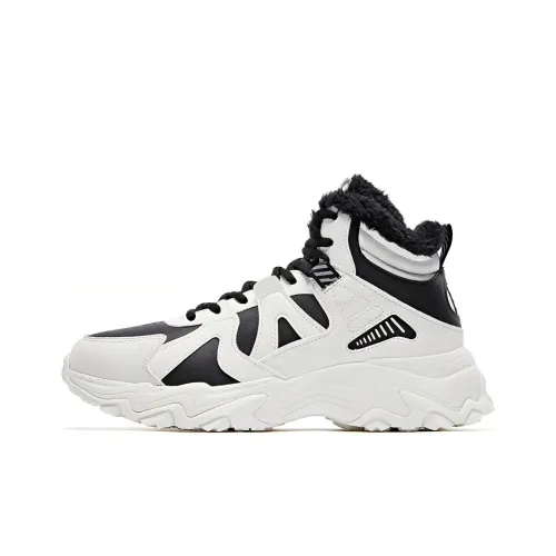 QIAODAN Cushioning Wear Resistant jacket Top Running Shoes Men's White Black