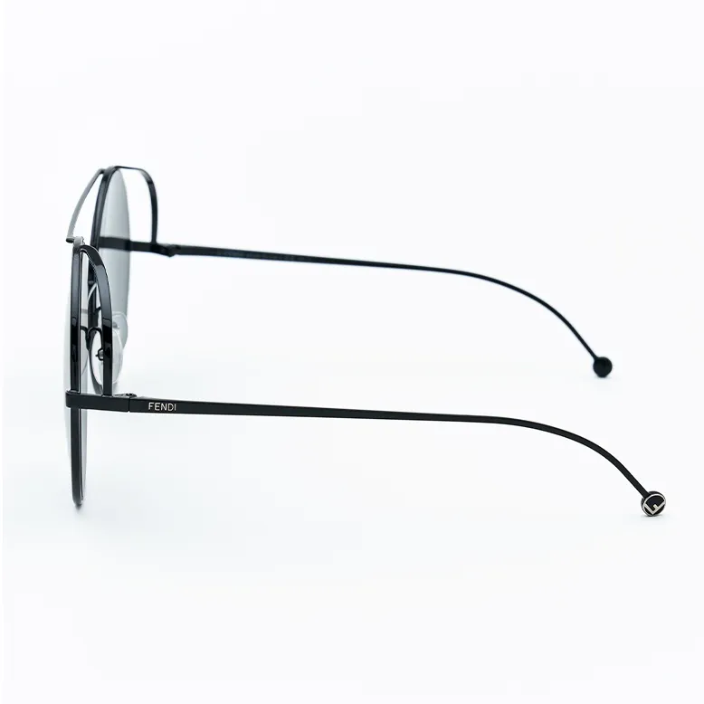 FENDI Metal Round Sunglasses Unisex-2