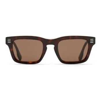 Burberry Acetate Rectangular Sunglasses Men's Tortoiseshell