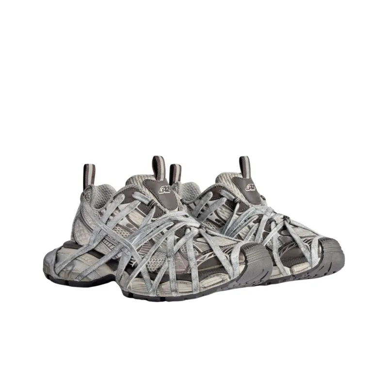 Balenciaga 3XL Extreme Lace Brown Grey Distress-2