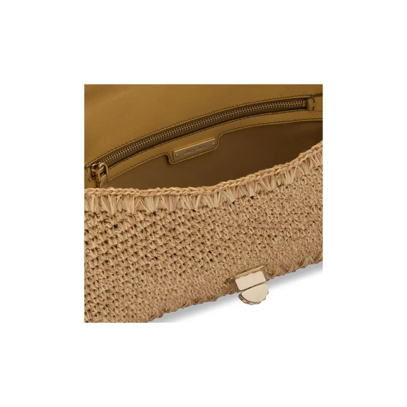 MIU MIU Synthetic Crystal Portable One Shoulder Clutch Women's Yellow-3