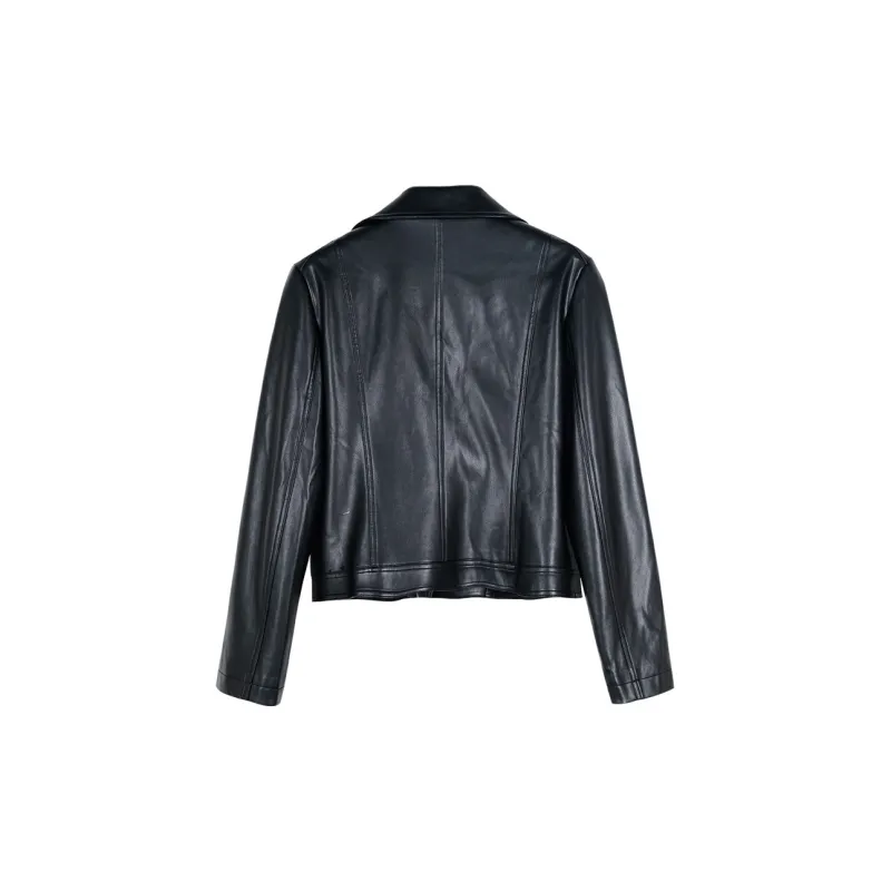 MISSSHINE Leather Jacket Women's-1