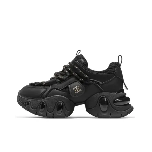 C°BANNER Low Top Chunky Sneakers Women's Black