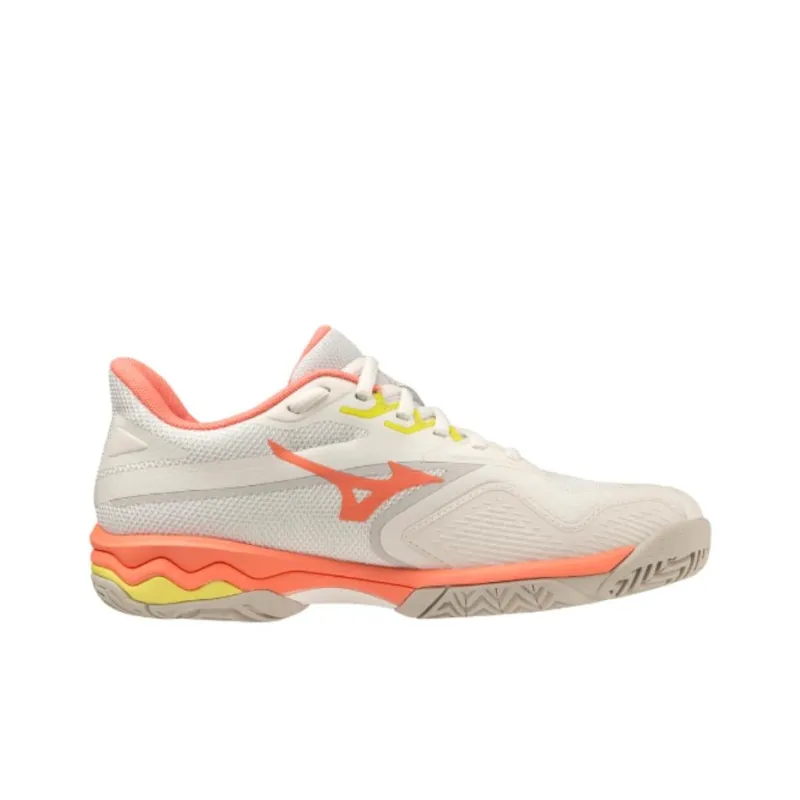 Mizuno Women's Wave Exceed Light 2 AC 'Snow White Fusion Coral'-1