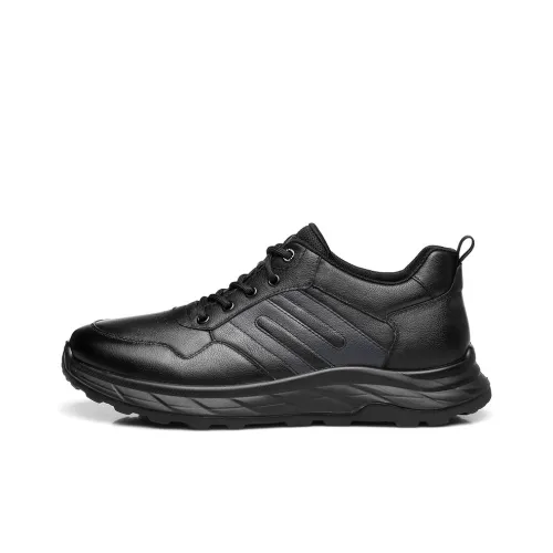Strongman 3515 Sports Leather Shoes For Men Genuine Leather Cow Leather Running Shoes