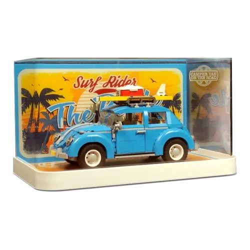 KGBOX Used For Building Block 10252 Beetle Acrylic Display Case Dust Cover Hobby Model Accessories