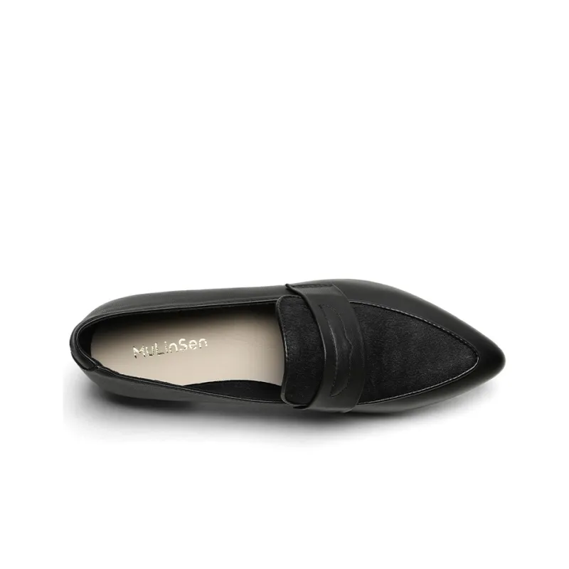 Mulinsen Loafers Women's Black/Beige-3