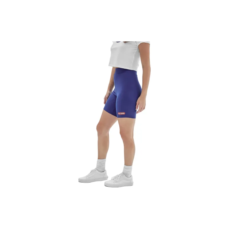 GUESS Side Logo Biker Shorts Casual Shorts Women's Purple-2