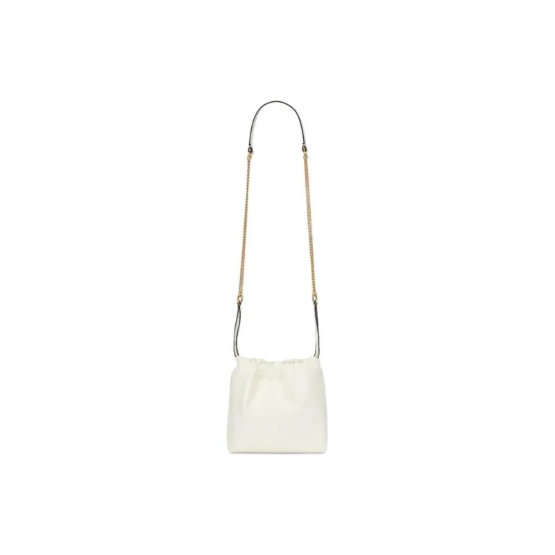 Valentino Calfskin Bucket Bags Crossbody Bag Shoulder Bag Women's White-3