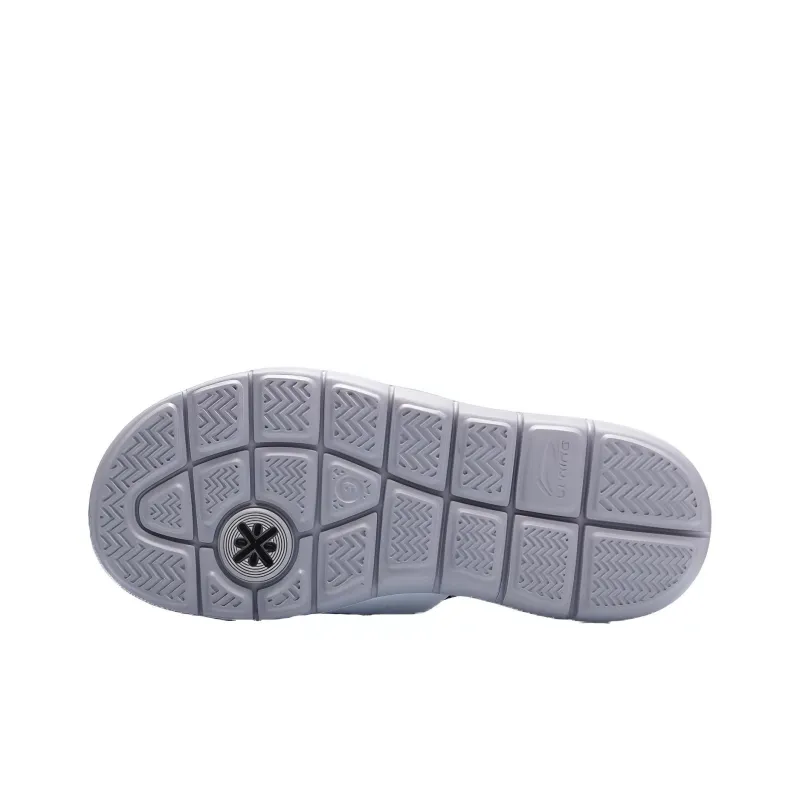 LINING WoW7 Wade Light Fashion Slide Sandal - White/Black/Gray-4
