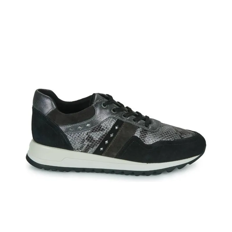 GEOX Low Top Casual Shoes Women's Black-1