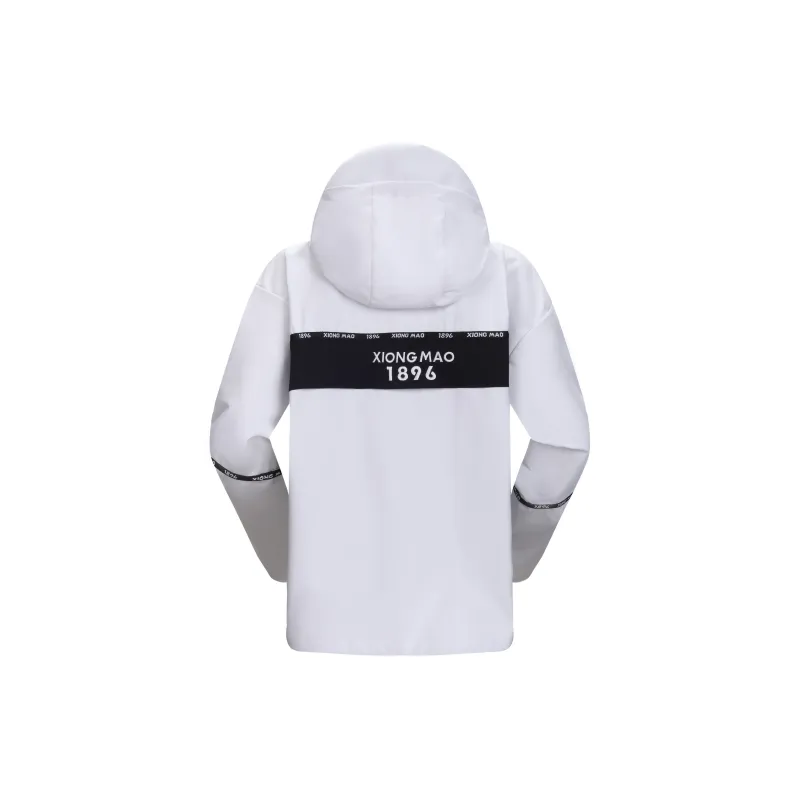 Panda Water Resistant Water Repellent Rainproof Windproof Windbreaker Jacket Women's-5
