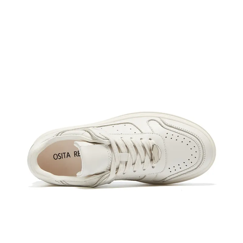 OSITA RED Casual Shoes Women's Ivory White-3