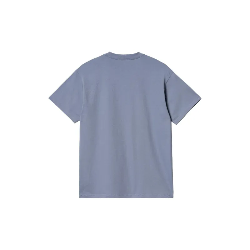 Carhartt WIP SS24 S/S Diagram Script T Shirt T Shirt Men's Blue-1