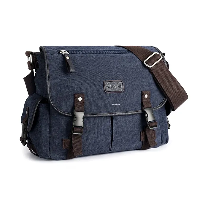 RIOREX Canvas Messenger Bag Canvas Bag Shoulder Bag Crossbody Bag Regular Unisex Multicolor-26
