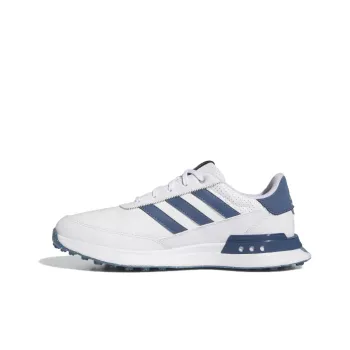 Adidas S2G Spikeless Leather 24 Golf Cloud White Collegiate Navy Silver Metallic