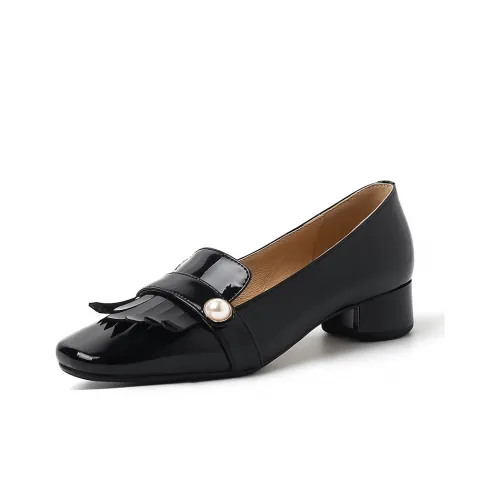 Ruby L Loafers Women's Apricot/Black