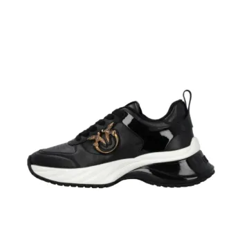 PINKO Logo Plaque Round Toe Sneakers Women's
