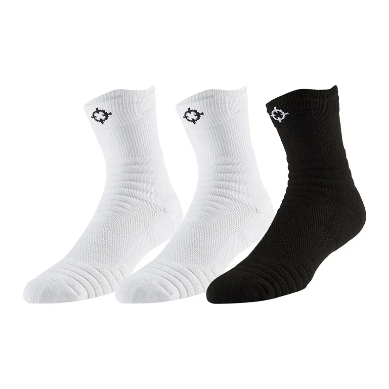 RIGORER Mid Calf Socks Unisex Solid Color-12