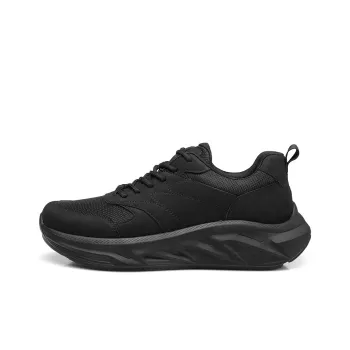Strongman 3515 Breathable Men's Shoes Sports Casual Trendy Shoes Black Commute