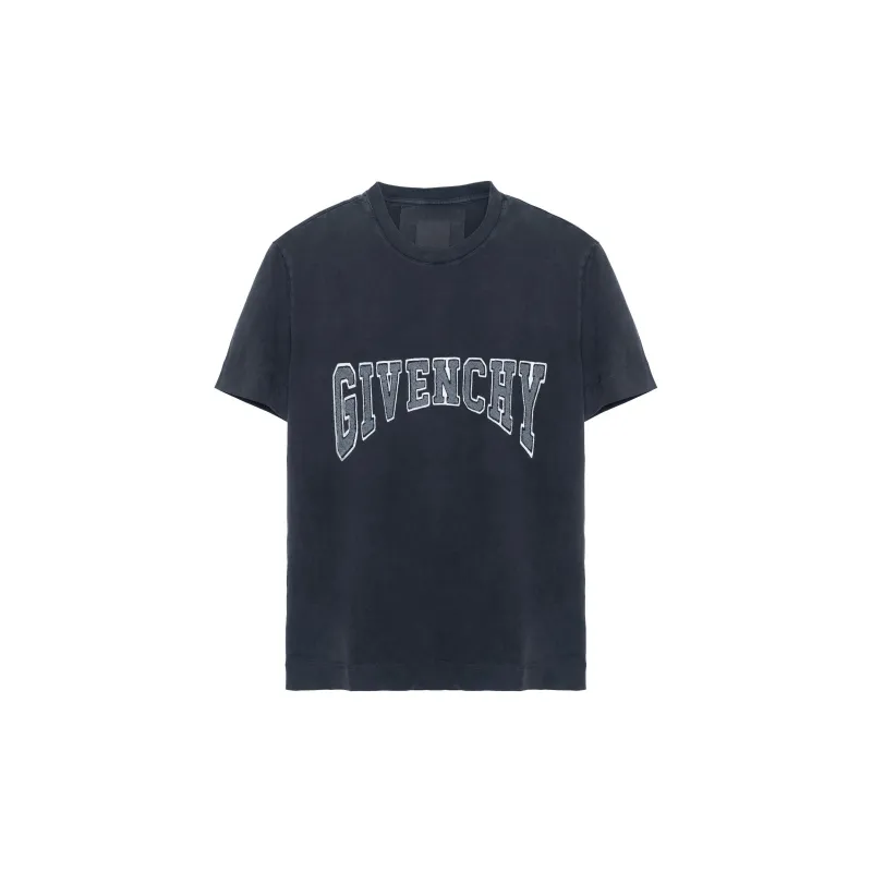 Givenchy Slim Fit Jersey With Patch T Shirt-0