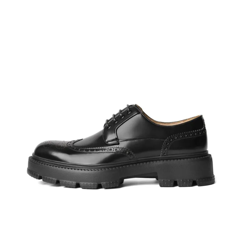 BELLE Dress Shoes Men Low Top Black-0