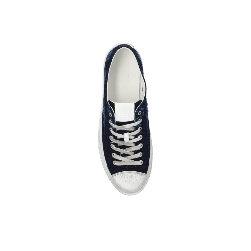Givenchy Low Top Skateboard Shoes Men's Blue-4