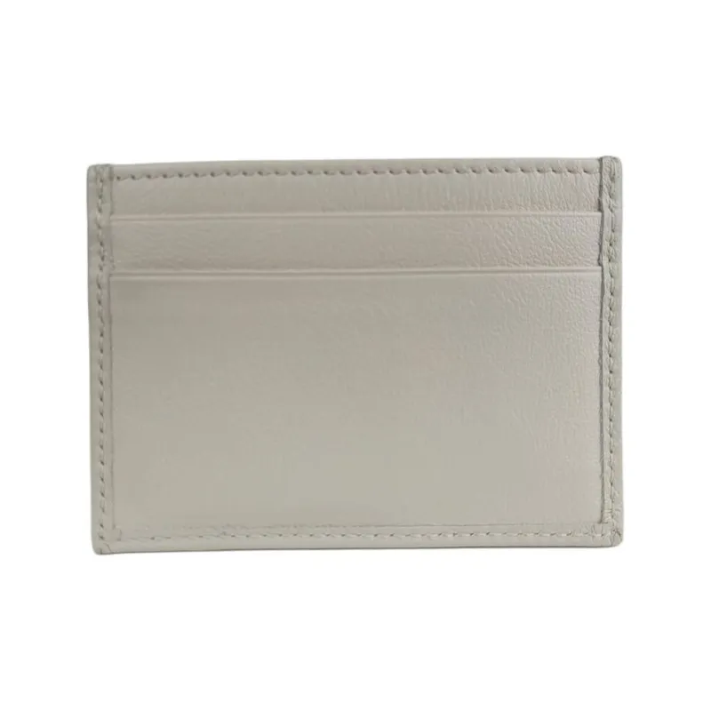 GUCCI Rajah Leather Money Clip Card Holder Card Case Women's White-2
