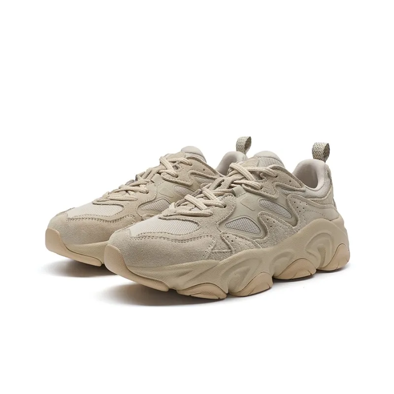 XTEP Nomadic Cushioning, Wear Resistant Low Top Casual Shoes Women's Clay-3