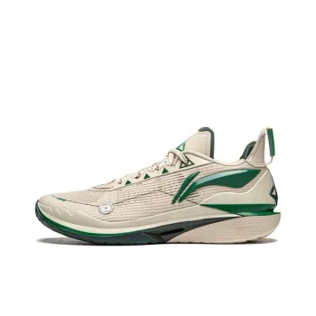 LiNing JB2 Cushioned Anti Slip Wear Resistant Breathable Lightweight Low Top Basketball Shoes Men's Gray Green