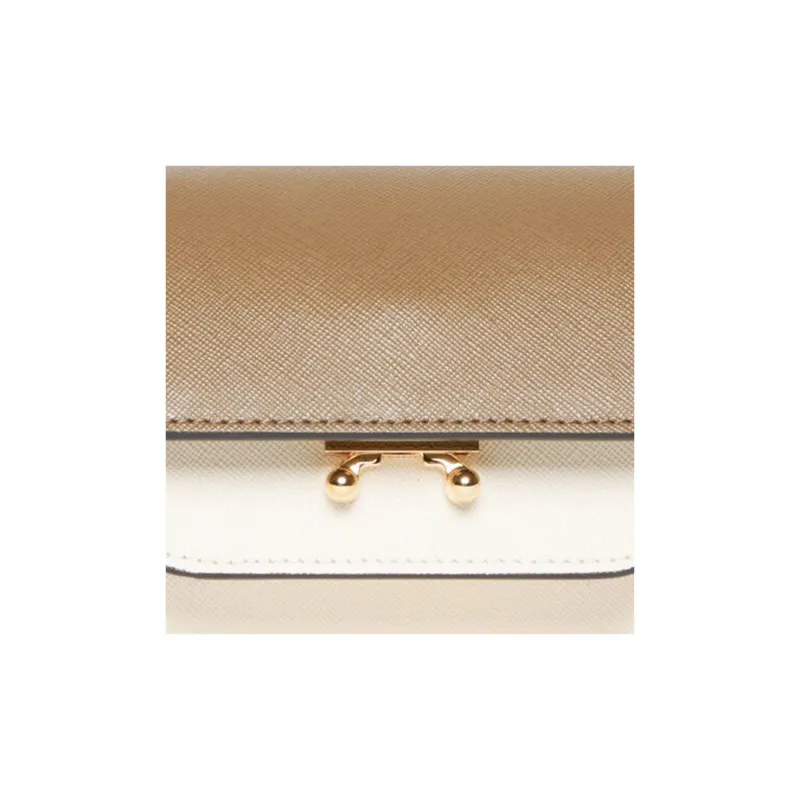 MARNI Trunk Colourblock Foldover Top Shoulder Bag-4