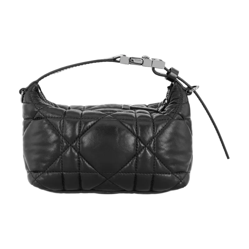 DIOR Travel Cow Leather Lunch Bag Clutch Trumpets Women's Black Silver-3
