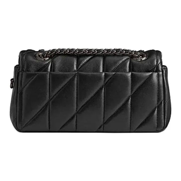 COACH Tabby Sheepskin Handbag Shoulder Bag Women's Black-2