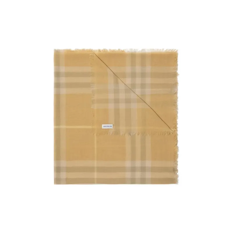 Burberry Vintage Check Wool Scarf-1