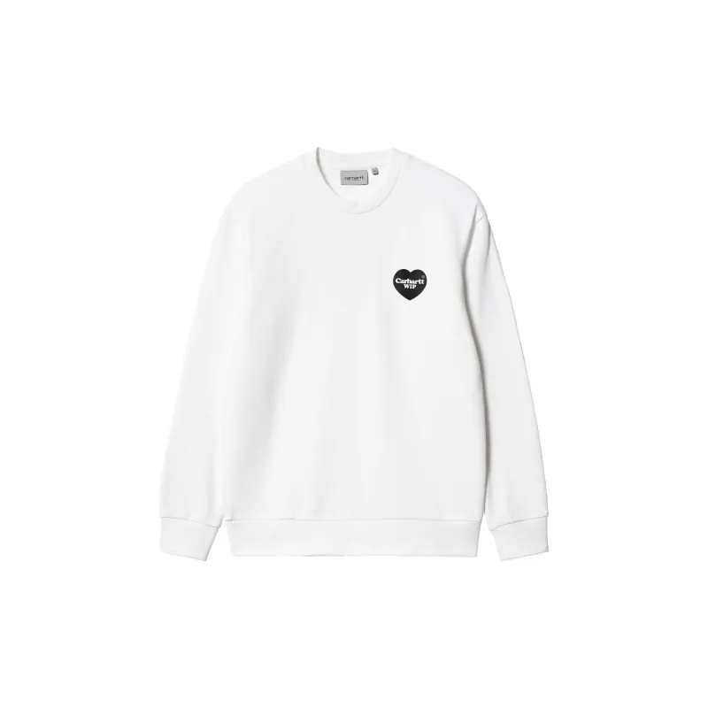 Carhartt WIP Heart Bandana Logo Printed Crewneck Sweatshirt-1