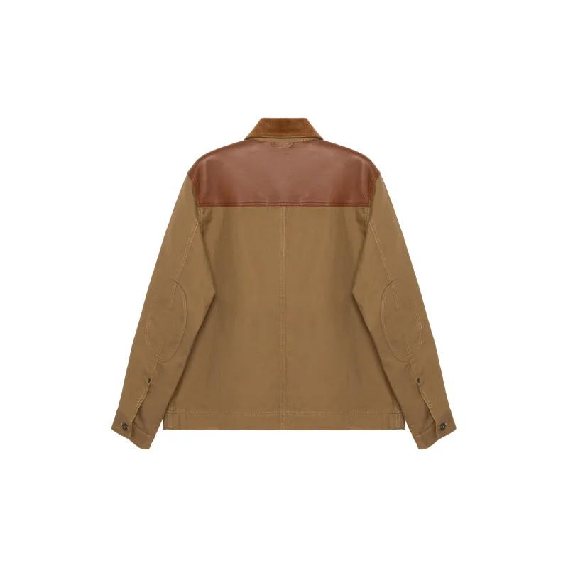 COACH FW22 Jackets Coats Men's Khaki-1