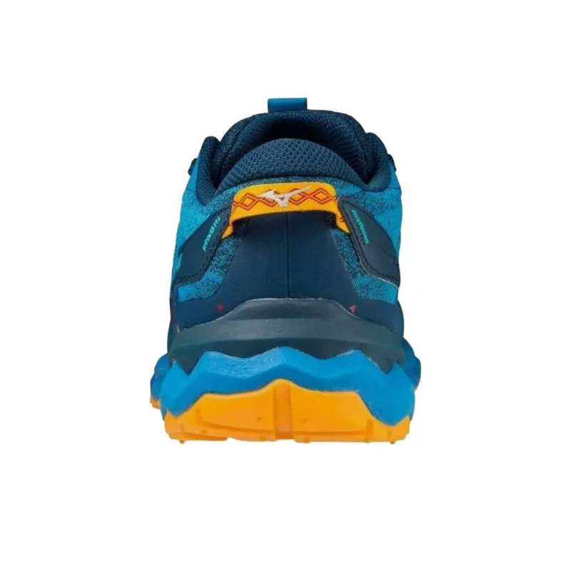 Mizuno Wave Daichi 7 Cushioning Abrasion Resistant Lightweight Low Top Running Shoes Men's Blue-3