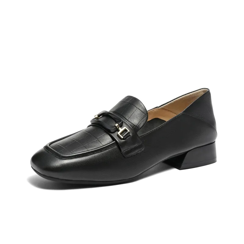 Senda Loafers Women's Beige, Black-1