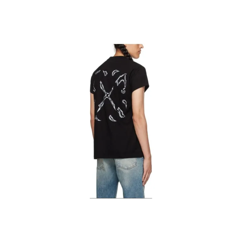 OFF WHITE T Shirt Regular Fit Men's Black-1