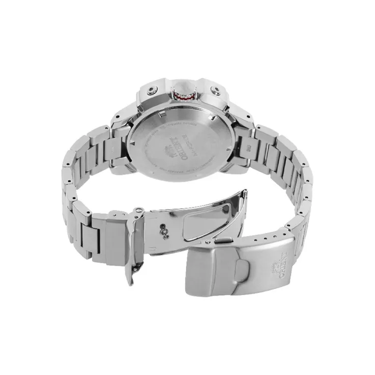 ORIENT Mechanical Movement Stainless Steel Strap Watch 48mm Men's Watches Orange Watch Dial RA AC0N02Y10B-1