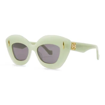 LOEWE Irregular Shape Sunglasses Women's Green