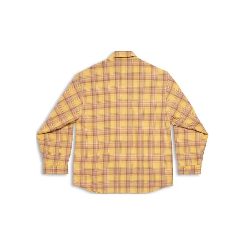 Balenciaga Shirt Loose Fit Men's Yellow-1