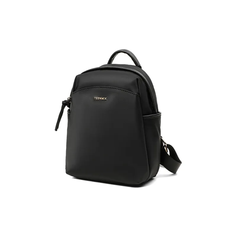 Teenmix Polyamide Backpack Medium Size Women's Black-0