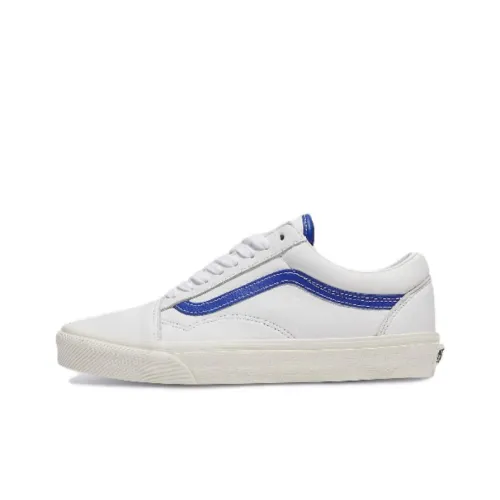 Vans Old Skool Leather White Blue