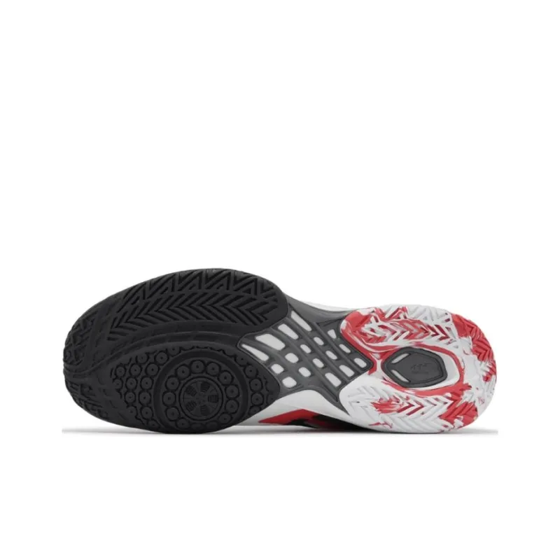 Mizuno Wave Claw 3 Wide 'White Radiant Red'-4