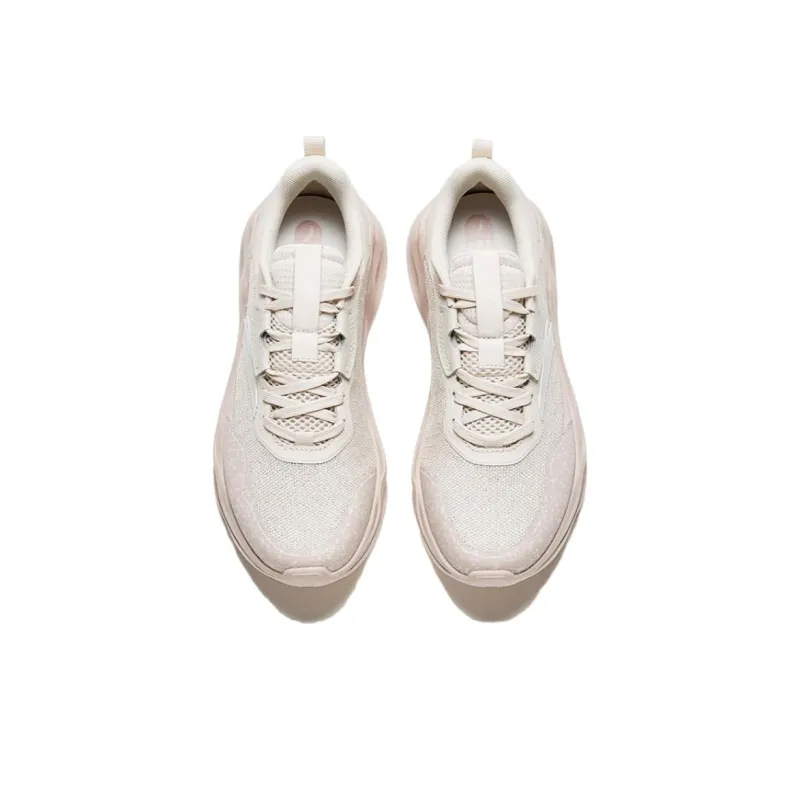 Anta Cushioning Breathable Low Top Training Shoes Women's Greige-1