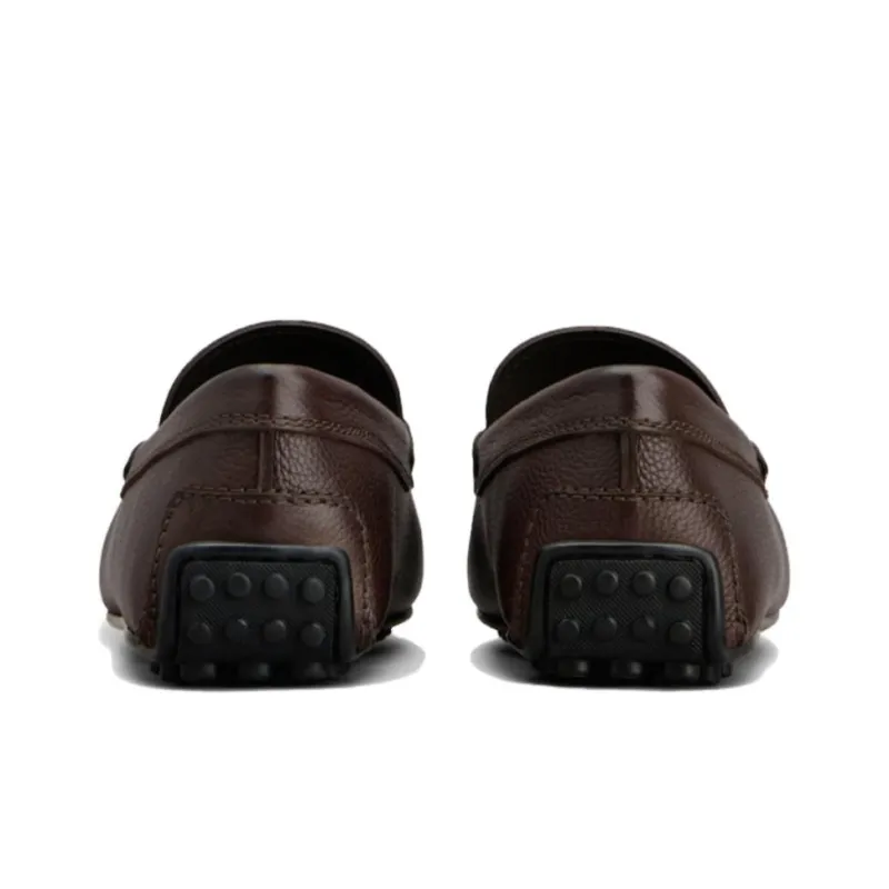 TOD'S City Gommino Beanie Shoes Men's Brown-4